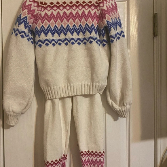 Janie and Jack Fair Isle Turtleneck Sweater Outfit - Picture 7 of 9